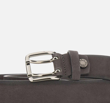 Cintura in nabuk a doppio ardiglione CNK00311 NBKMETEORITE GIANNI CHIARINI 