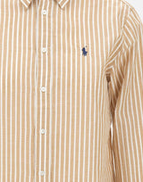 Camicia in cotone e lino classic-Fit 211971514 501 POLO RALPH LAUREN 