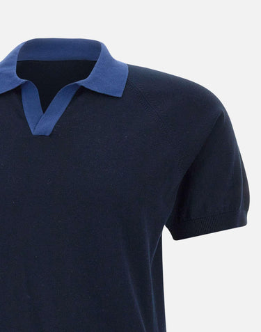 Polo  in maglia di cotone organico 57165 18045598 GRAN SASSO 