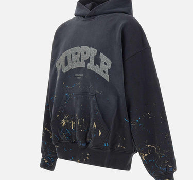 Felpa "MWT Fleece" P401 MFBS325BLACK PURPLE BRAND 