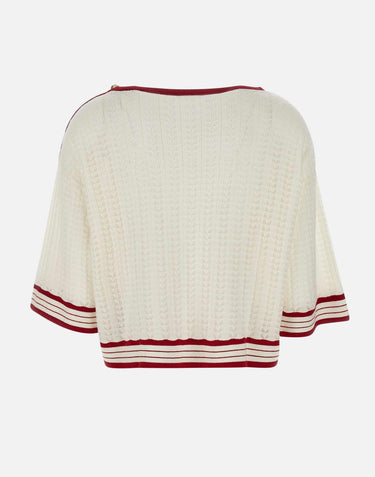 Maglia in cashmere, viscosa e cotone CA5292MS52G C3650 LIU-JO 