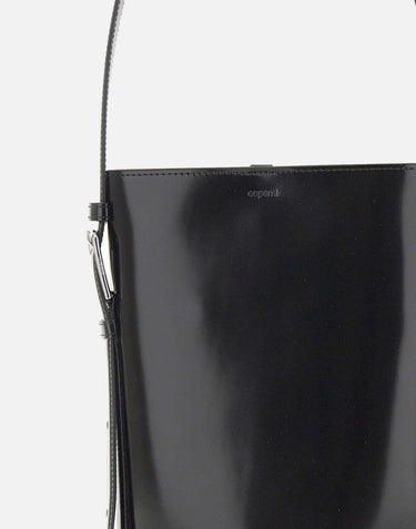 Borsa a spalla ergonomica a secchiello COPBA127F6045 BLK COPERNI 
