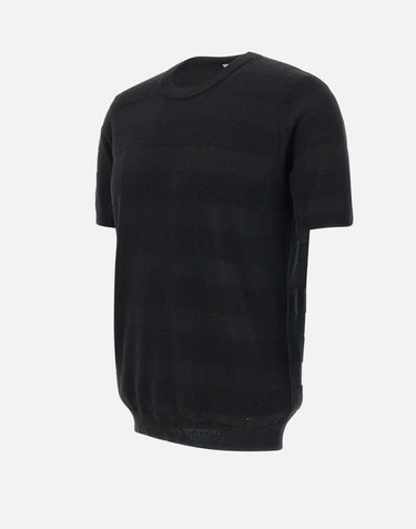 T-shirt in maglia di cotone filato extrafine 10222106 013 KANGRA 