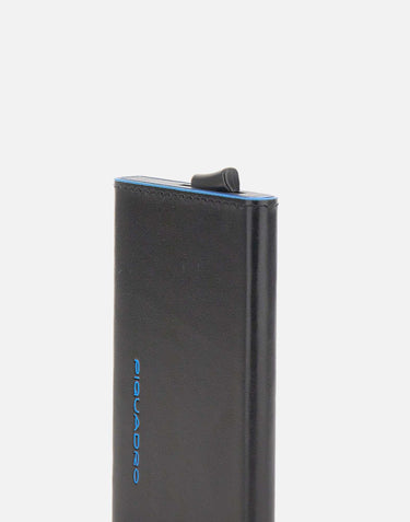Portacarte di credito con sliding system PP6514B2BLR N PIQUADRO 