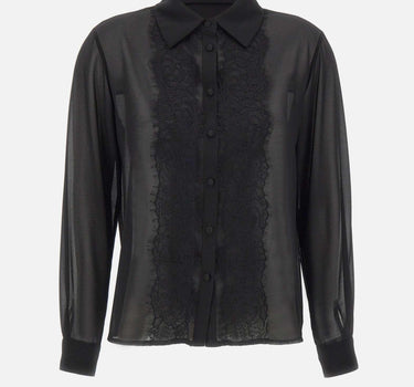 Camicia velata con pizzo RI1GX004 0001 KAOS 