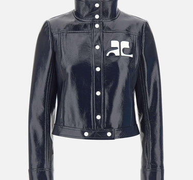 Giacca "Reedition Vinyl" PERCBL005VY0014 NAVY COURREGES 