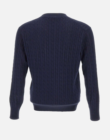 Maglia girocollo a trecce 30000106 038 KANGRA 