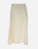 Gonna midi asimmetrica 1266WSK007245A IVORY VICTORIA BECKHAM 