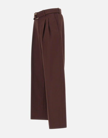 Pantaloni ampi in viscosa BP203 VI029BN DROLE DE MONSIEUR 