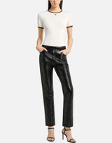 T-shirt "Signature Contrast" 125JTS017JS0203 PILLOWSMOKYBRWN COURREGES 