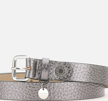 Cintura in pelle con charm CNK00093 RNGCITYNOIRE GIANNI CHIARINI 