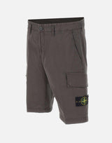 Shorts in broken twill effetto "old" L100018S0004 V0165 STONE ISLAND 