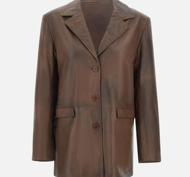 Blazer oversize in pelle 116031 2037 ROTATE BIRGER CHRISTENSEN 