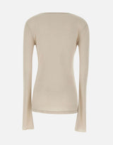"Sheer Long Sleeve" ESSS26TO02908 0073 ENTIRE STUDIOS 