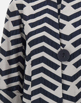 Giacca casual con fantasia geometrica 261097 4252 JOSEPH RIBKOFF 