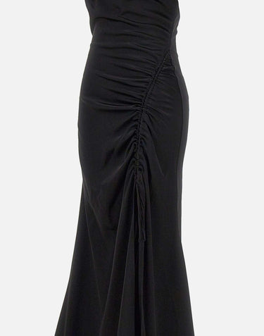 Abito "Etoile" in crepe di viscosa 6003 NERO LES FILLES D'EVA 