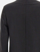 Blazer con revers a tacca 1226WJK007216A BLACK VICTORIA BECKHAM 