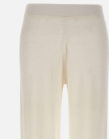 Pantaloni palazzo in maglia di lino 195015 001 KANGRA 