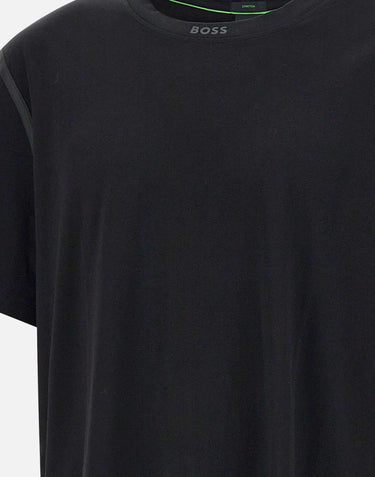 T-shirt Boss uomo "Tee tape" in cotone stretch 50531230 001 BOSS 