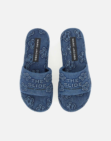 "The Puffy  Daisy Denim Platform Sandal" 2P5FFS001F15 492 MARC JACOBS 