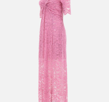 Abito in pizzo con dettaglio nodo 26PJR0106PA0170 P689 RABANNE 