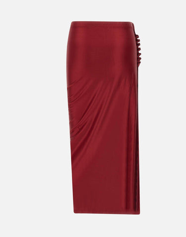 Gonna in viscosa stretch 25PJJU515VI0267 P644 RABANNE 