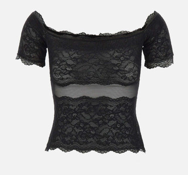 Top in pizzo 2C451A N0990 BLUMARINE 