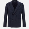 Blazer "Leon"  in lana W24MTLG421 NAVY OFFICINE GENERALE 