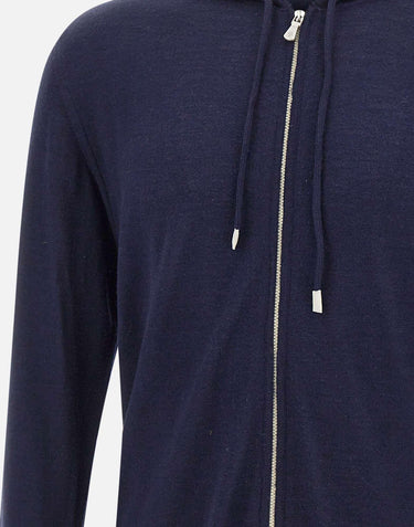 Felpa full zip in misto lana M76MAGM69 MAG0M0431102 ELEVENTY 