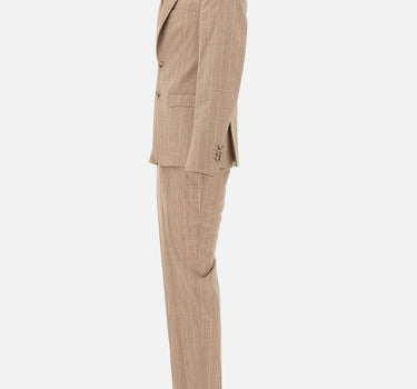 Abito gessato in lana vergine U5001 A562215 UNGARO 