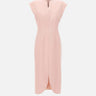 Abito midi a clessidra RZ16446 PINK NISSA 