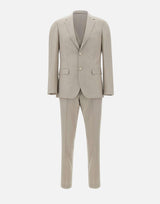 Abito tre pezzi slim fit in lana vergine 50561836 068 BOSS 