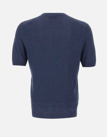 Maglia in misto lino e cotone 57169 18668598 GRAN SASSO 