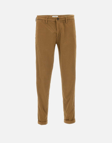 Pantaloni "Rubens Z" in  cotone stretch e modal P249JM 77737014 RE-HASH 