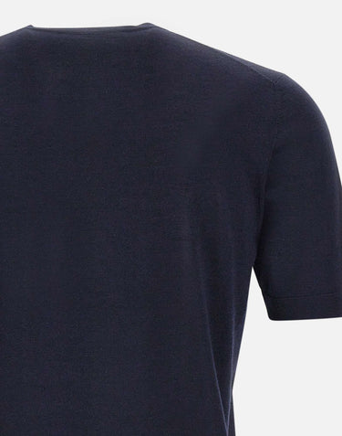 T-shirt in lana, seta e cashmere TS0MC LSC18R890 FILIPPO DE LAURENTIIS 