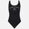 Body in maglia con logo stampato BK81Q61E2 110 ELISABETTA FRANCHI 