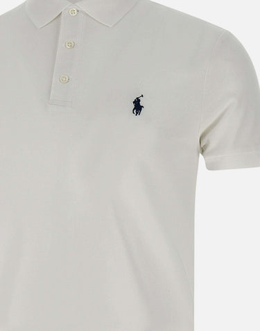 Polo "Mac" in cotone piquet 710941439 002 POLO RALPH LAUREN 