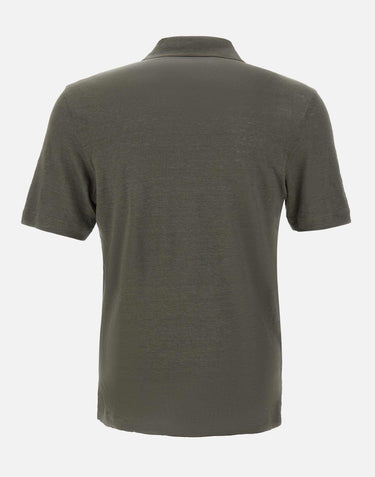 Polo in lino 60160 96803410 GRAN SASSO 