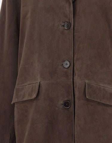 Blazer over in pelle scamosciata 115580 573 ROTATE BIRGER CHRISTENSEN 