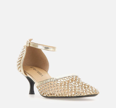 Scarpe con tacco "Shiny Décolleté All Over Strass" R15CONNIE PLATINUM STRATEGIA 