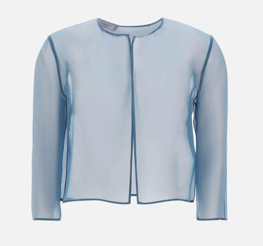 Giacca crop in organza di seta<BR/> 2616191034600 066 MAX MARA STUDIO ELEGANTE 