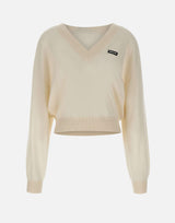 "Knit Vneck sweater" 114309 400 ROTATE BIRGER CHRISTENSEN 