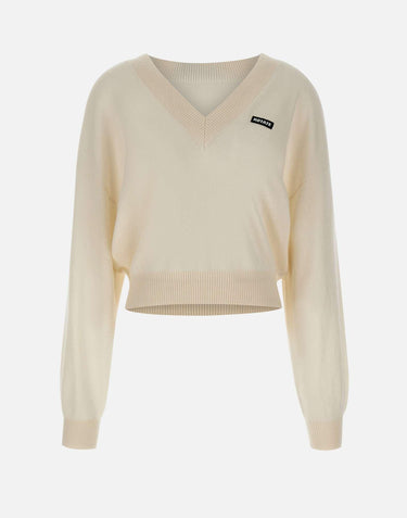 "Knit Vneck sweater" 114309 400 ROTATE BIRGER CHRISTENSEN 