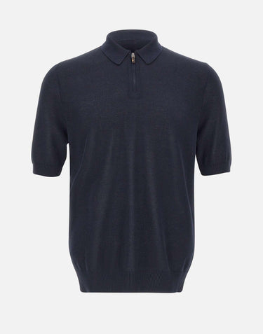 Polo in cotone con mezza zip M76MAGM90 MAG0M00811 ELEVENTY 