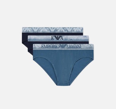 Set tre slip in cotone stretch EM000258 AF18886MB396 EMPORIO ARMANI 