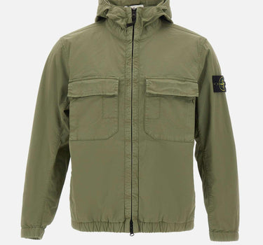 Giacca in twill di cotone stretch 4100077S0A10 V005G STONE ISLAND 