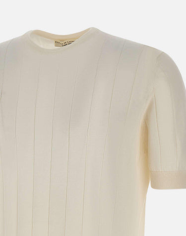 T-shirt in crepe di cotone GC1MC CR14C020 FILIPPO DE LAURENTIIS 