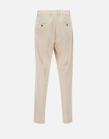 Pantaloni "Milano" in cotone e seta K75PANJ05 TET0K00402 ELEVENTY 