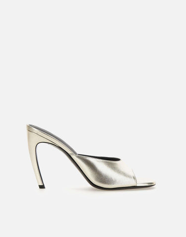 Mule "Betta" silver 260WSH00886 LBT112AA002 THE ATTICO 