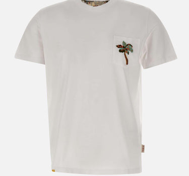 T-shirt "Naif" in cotone NAIFR00470 BIANCO BOB 